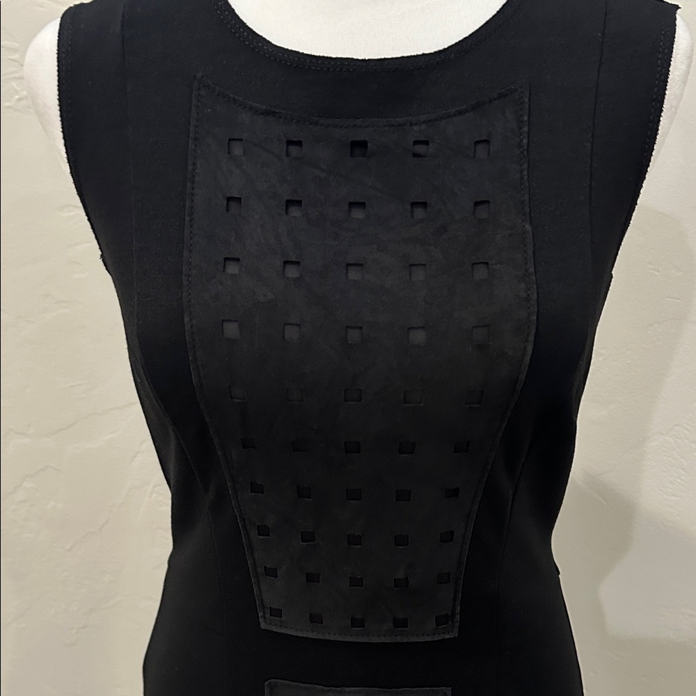 🔵 7 For All Mankind Black Dress mixed fabrics